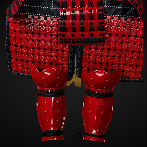 Handmade Life-Size Sanada Nobuyuki Clan Samurai Armor – Red Yoroi