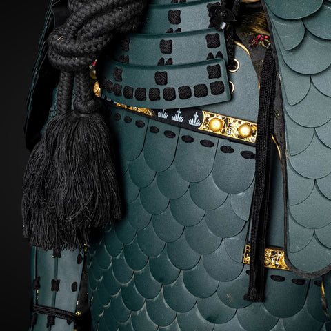 Handmade Green Yoroi - Sanada Nobuyuki Clan Life-Sized Samurai Armor