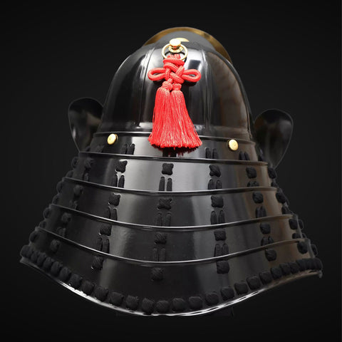 Handmade Life-Size Yoroi Oda Clan Samurai Armor with Black Kachi Helmet