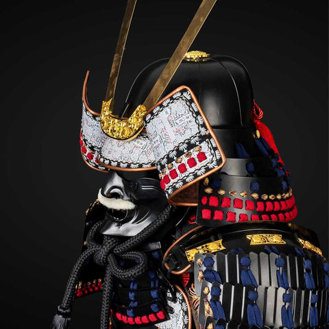 Handmade Life-Size Oda Clan Kachi Samurai Armor – Authentic Japanese Yoroi