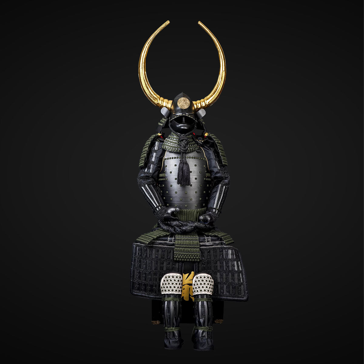 Handmade Life-Size Yoroi, Black Sanada Nobuyuki Samurai Armor Set ...