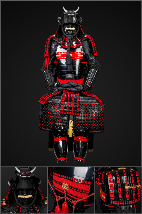 Handmade Japanese Samurai Armor, Life-Size Fully Functional Yoroi