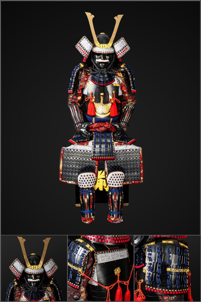 Handmade Life-Size Oda Clan Kachi Samurai Armor – Authentic Japanese Y ...