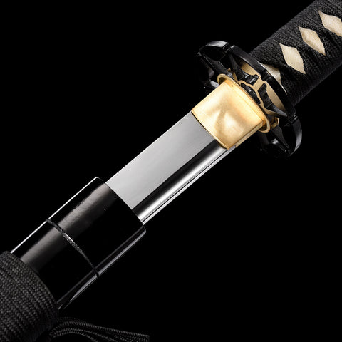 Handmade Japanese Katana,Combat Shinken Sword,Iaito, High-Strength 9260 Spring Steel Ultra Sharp-QQ248new-1-COOLKATANA