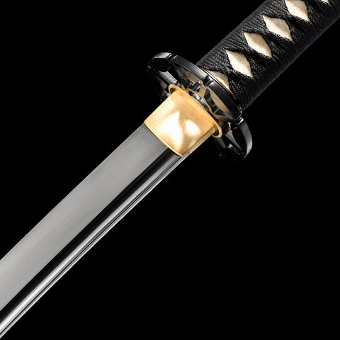 Handmade Japanese Katana,Combat Shinken Sword,Iaito, High-Strength 9260 Spring Steel Ultra Sharp-QQ248new-1-COOLKATANA