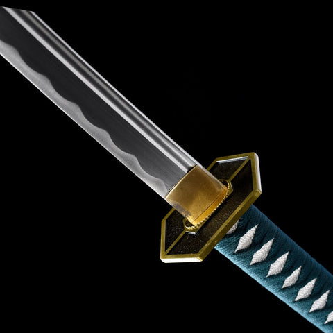 bleach-aizen-kyoka-suigetsu-zanpakuto-blue-handle1060SteelBlade sharpedHY-0018-U