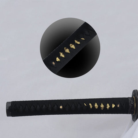 Handmade Japanese 42inch Samurai Katana Sword 1095 High Carbon Steel Clay Tempered Blade Iron Tsuba-COOLKATANA