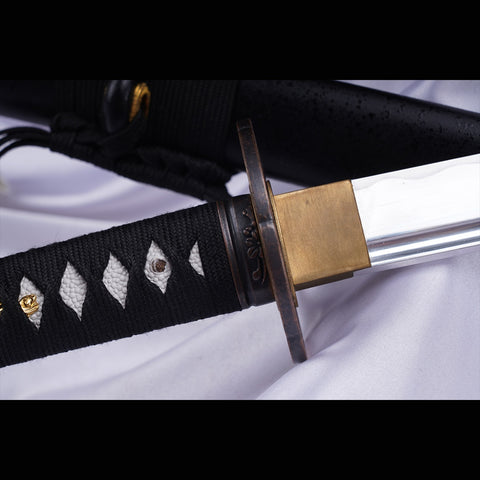 Hand Forged Japanese Iaito Practice Sword Aluminum Blade Alloy Tsuba Unsharpened-COOLKATANA