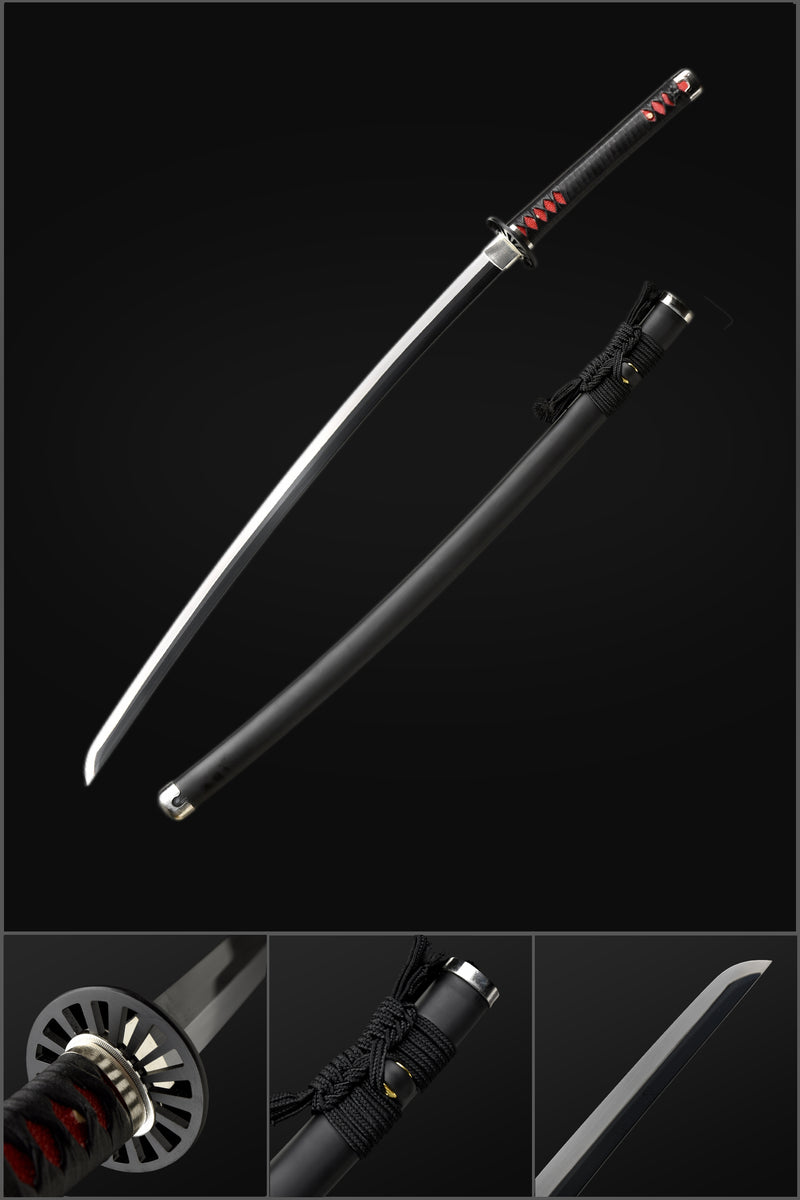 Zabuza Anime Replica Sword 36.5in | Carbon Steel Naginata Blade - Eventeny
