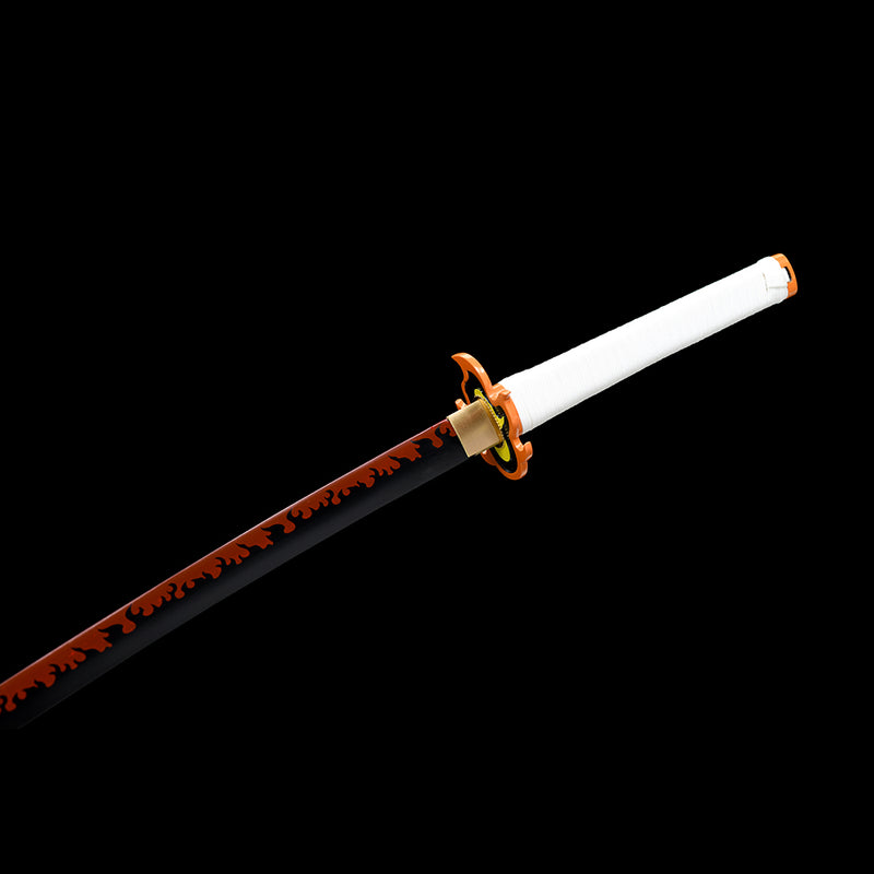Rengoku Kyojuro Katana Sword (Carbon Steel 1060)