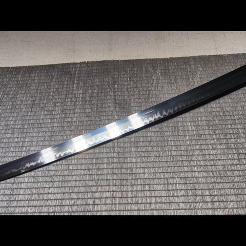 Handmade Game Ghost of Tsushima Short Katana Swod Hand Polished T10 Steel Blade Clay Tempered Zinc Alloy Saya-COOLKATANA
