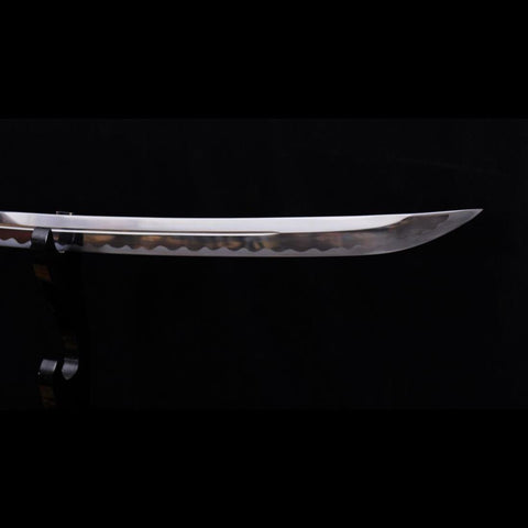 Hand Forged Japanese Naginata Sword 1095 Carbon Steel Rayskin Saya-COOLKATANA