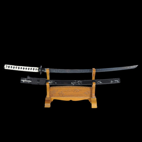 Hand Forged Japanese Samurai Katana Sword Damascus Steel Kiriha-Zukuri Full Tang-COOLKATANA-SL-1163-U