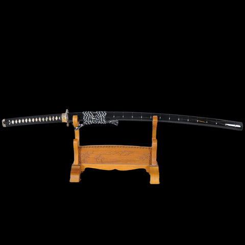 Hand Forged Japanese Samurai Katana Sword High End Clay Tempered Combined Material Gyaku-Kobuse Structure-COOLKATANA