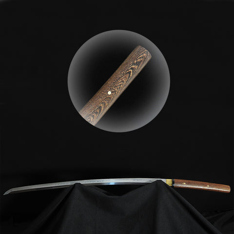 Hand Forged Japanese Shirasaya Katana Sword 1095 High Carbon Steel Clay Tempered-COOLKATANA