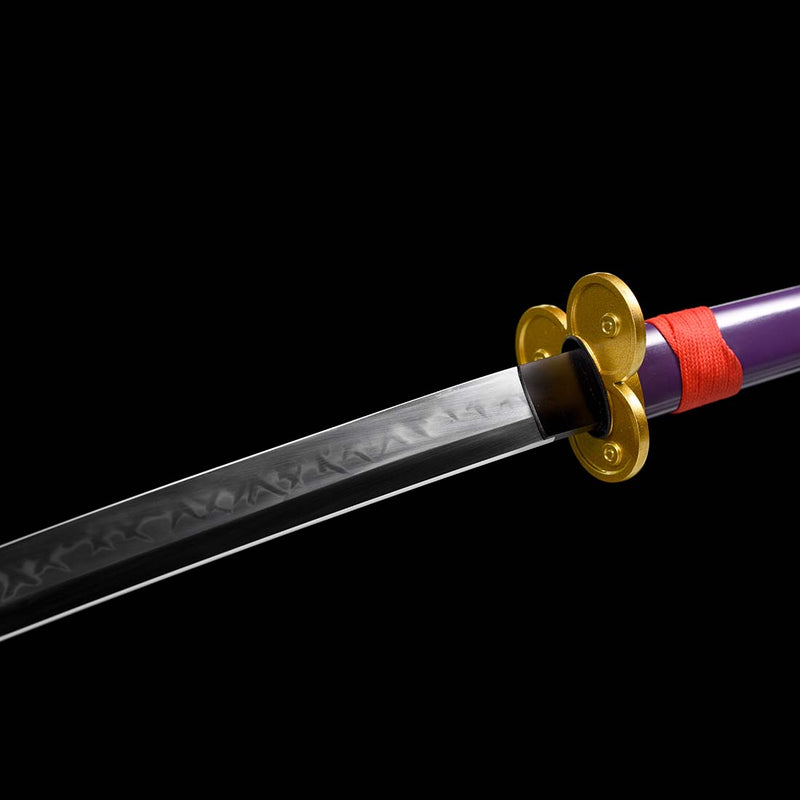 1095 High Carbon Steel Purple One Piece Roronoa Zoro's Enma Katana Sword -  COOLKATANA