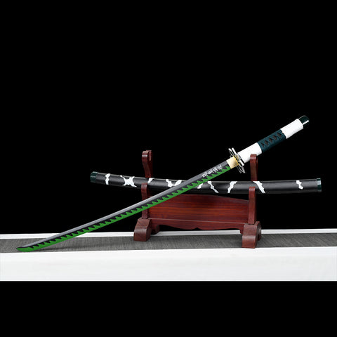 Demon Slayer Sanemi Shinazugawa Katana Sword Replica-QQ-0107-U