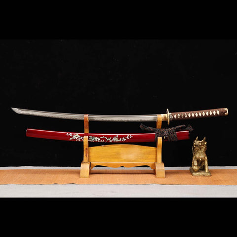 Skylark Pattern Japanese Katana Sword for Sale 