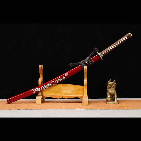 Authentic Skylark Pattern Japanese Katana Sword