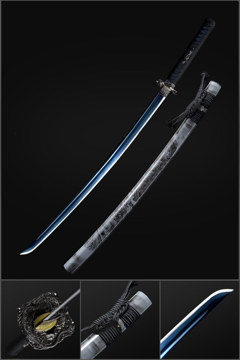 Dragon Ninja Sword  Handmade Japanese Ninjato Ninja Sword With