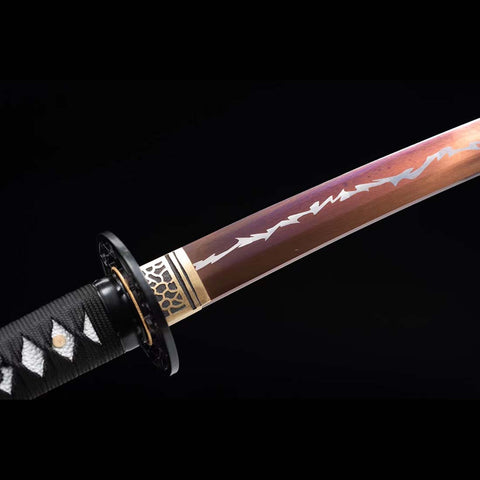 Japanese Purple Thunder Blade Sword-QQ-0237-U