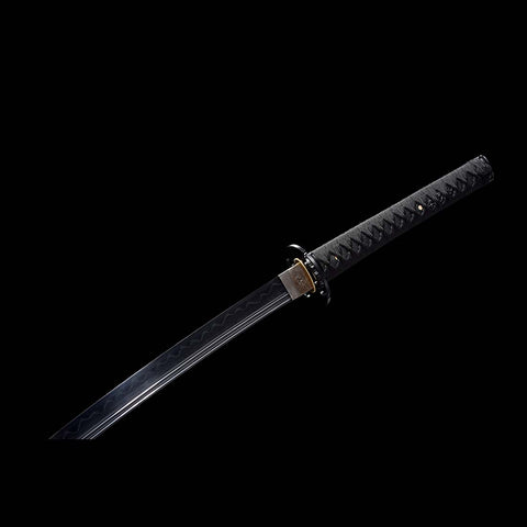 Japanese Double Narrow Bo-hi Samurai Katana