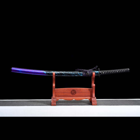 Double Narrow Bo-hi Purple Sword for Sale-QQ-0230-U