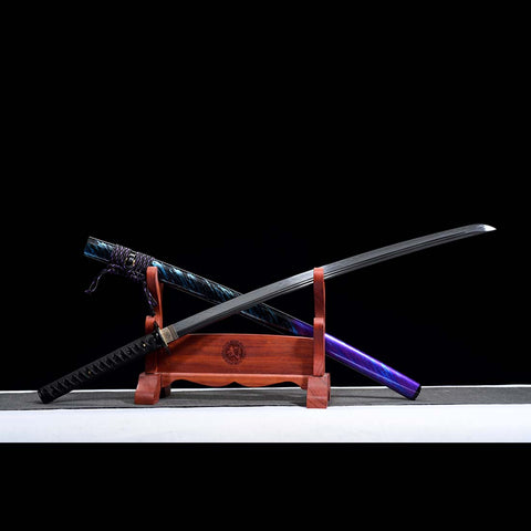 Authentic Double Narrow Bo-hi Purple Sword
