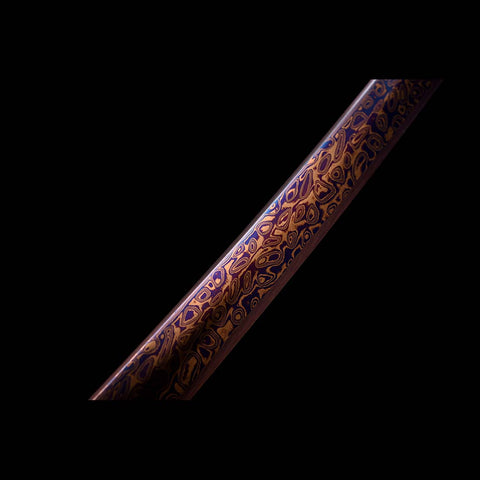 Bluing Craft Dragon Pattern Blade