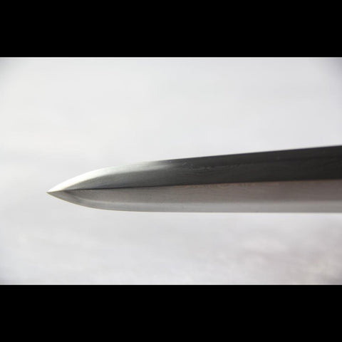 Handmade Chinese Sword Mini Longquan Short Sword Folded Steel Blade Ebony Scabbard-COOLKATANA