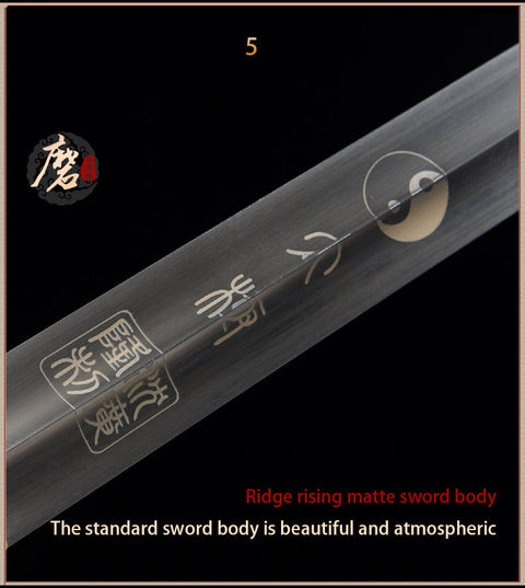 Handmade Chinese Sword Yin Yang Two handed Tai chi Jian Stainless Steel Bagua Sword Longquan Sword-COOLKATANA-SL-8027-1-U