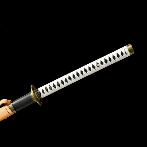 Hand Forged Vergil Yamato Katana In Devil May Cry 1095 High Carbon Steel Copper Fittings Clay Tempered Functional-COOLKATANA-SL-1284-U