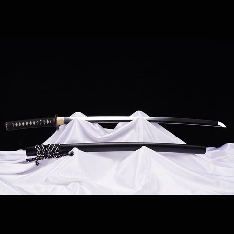 Hand Forged Japanese Samurai Katana Sword S7 Tool Steel Vacuum+Cryogenic Iron Tsuba-COOLKATANA-ZS-0006-U