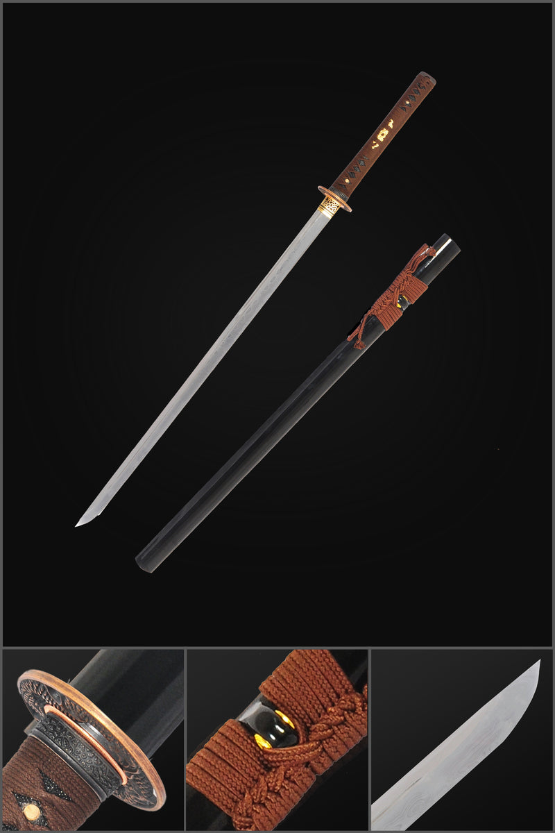 Japanese Samurai Sword KATANA High Carbon Steel Ninja RED Dragon Blade