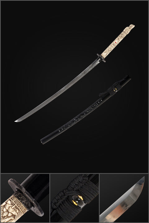 Katana Sword with Beige Saya